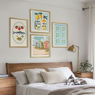 Galleria a parete Illustrazioni della cucina mediterranea