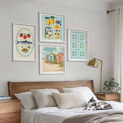 Galleria a parete Illustrazioni della cucina mediterranea