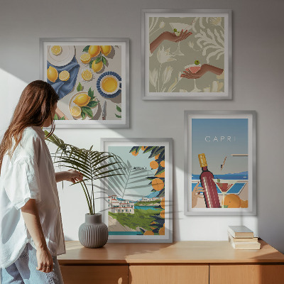 Galleria a parete Vacanze italiane al limone a Capri