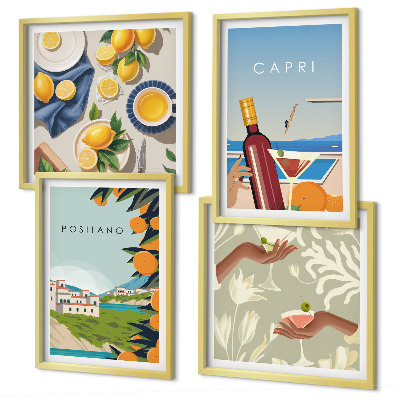 Galleria a parete Vacanze italiane al limone a Capri