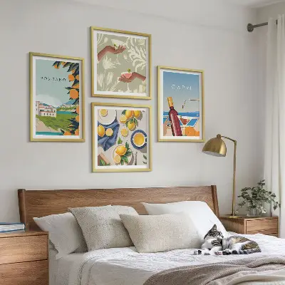 Galleria a parete decorazione Vacanze italiane al limone a Capri
