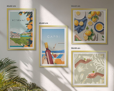 Galleria a parete Vacanze italiane al limone a Capri