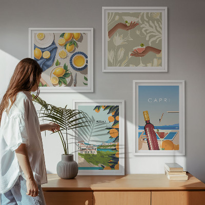Galleria a parete Vacanze italiane al limone a Capri