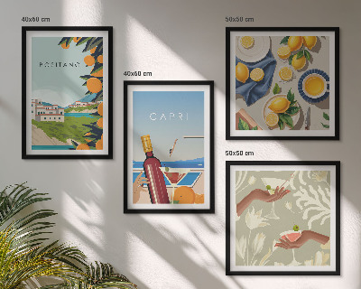 Galleria a parete Vacanze italiane al limone a Capri