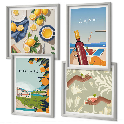 Galleria a parete Vacanze italiane al limone a Capri