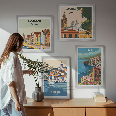 Galleria a parete Paesaggi delle città europee