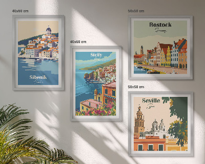 Galleria a parete Paesaggi delle città europee