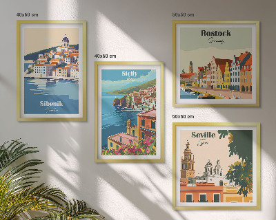 Galleria a parete Paesaggi delle città europee