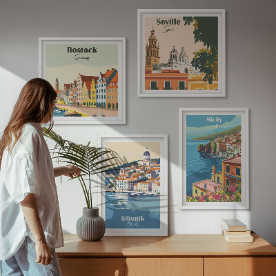 Galleria a parete Paesaggi delle città europee