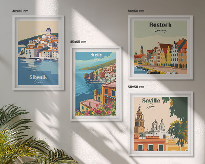 Galleria a parete Paesaggi delle città europee