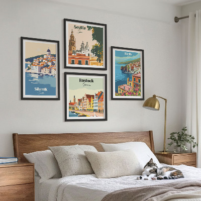 Galleria a parete Paesaggi delle città europee