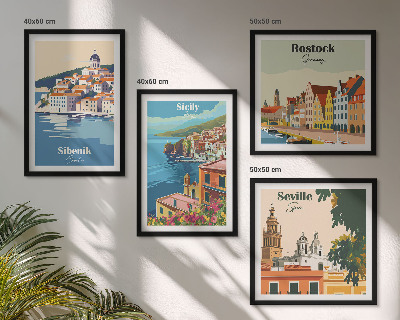 Galleria a parete Paesaggi delle città europee