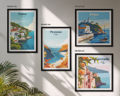 Galleria a parete Paesaggi retrò in stile pittoresco