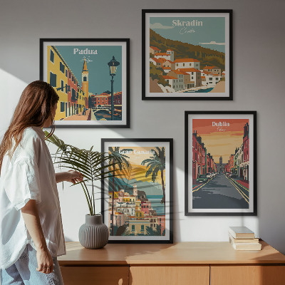 Galleria a parete Paesaggi urbani e naturali