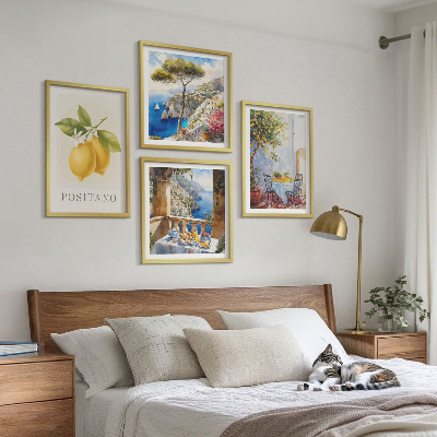 Galleria a parete Vedute dell'architettura dei limoni di Positano