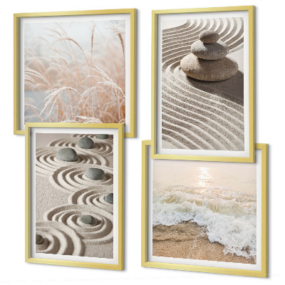 Galleria a parete Onde, sabbia, acqua, pietre, spiaggia