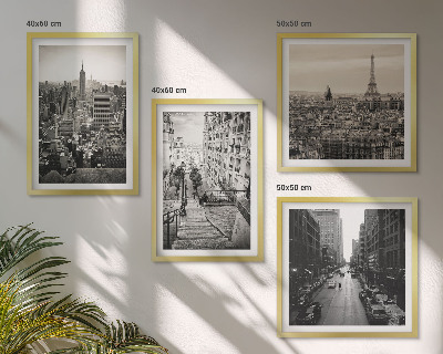 Galleria a parete Vedute Parigi New York scale
