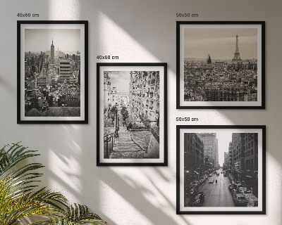 Galleria a parete Vedute Parigi New York scale