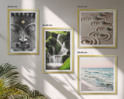 Galleria a parete La pace della natura con Buddha
