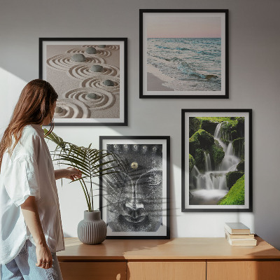 Galleria a parete La pace della natura con Buddha