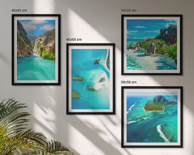 Galleria a parete isole tropicali turchesi