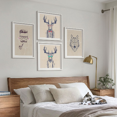 Galleria a parete Ritratti di animali eleganti