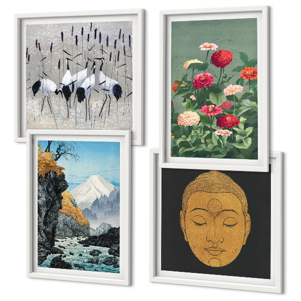Galleria a parete Natura giapponese e stile giapponese