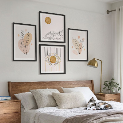 Galleria a parete Disegni minimalisti di piante