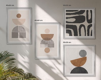 Galleria a parete Design bohémien astratto