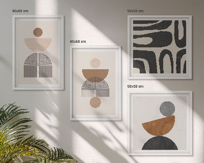 Galleria a parete Design bohémien astratto