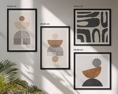 Galleria a parete Design bohémien astratto