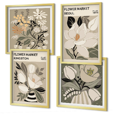 Galleria a parete Fiori retrò di Kingston Seoul
