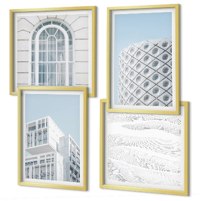 Galleria a parete geometria dell'architettura moderna