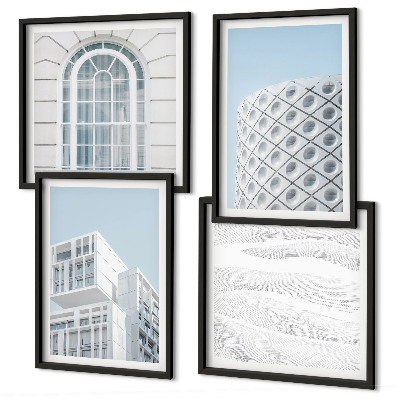 Galleria a parete geometria dell'architettura moderna