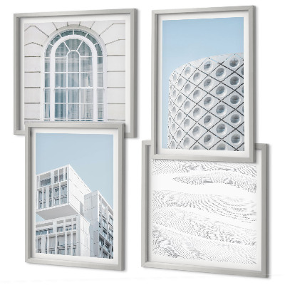 Galleria a parete geometria dell'architettura moderna
