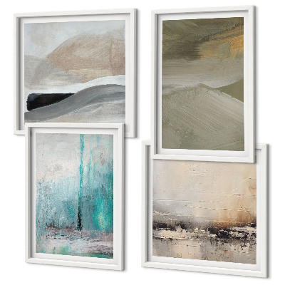 Galleria a parete Decorazioni astratte dipinte