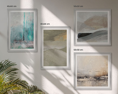 Galleria a parete Decorazioni astratte dipinte