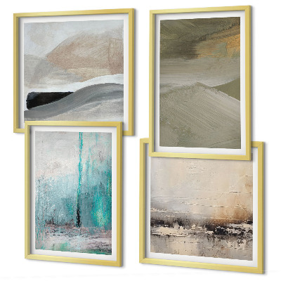 Galleria a parete Decorazioni astratte dipinte
