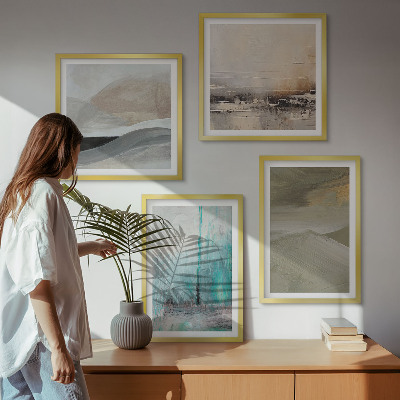 Galleria a parete Decorazioni astratte dipinte