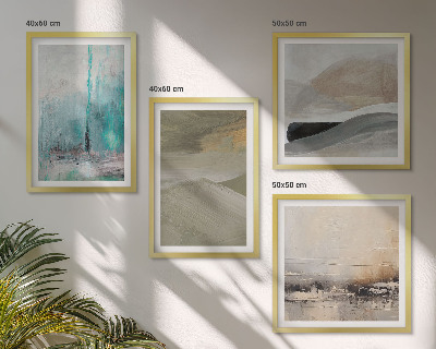 Galleria a parete Decorazioni astratte dipinte