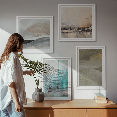 Galleria a parete Decorazioni astratte dipinte