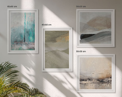 Galleria a parete Decorazioni astratte dipinte