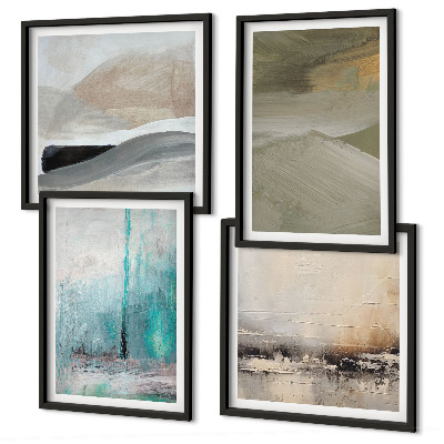 Galleria a parete Decorazioni astratte dipinte