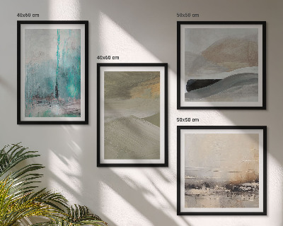 Galleria a parete Decorazioni astratte dipinte