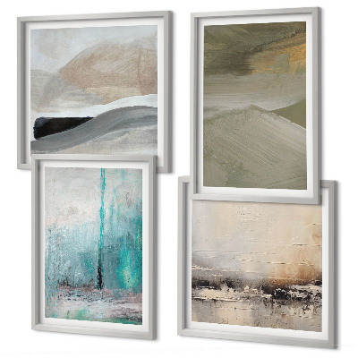 Galleria a parete Decorazioni astratte dipinte