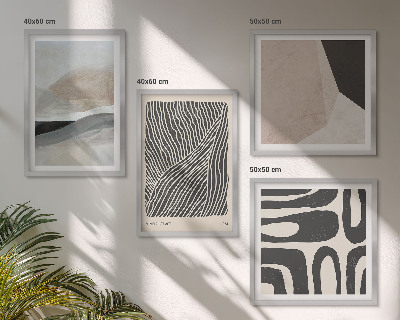 Galleria a parete Motivi decorativi astratti in stile boho