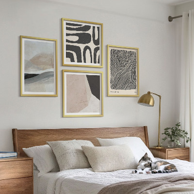 Galleria a parete Motivi decorativi astratti in stile boho