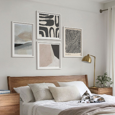 Galleria a parete Motivi decorativi astratti in stile boho