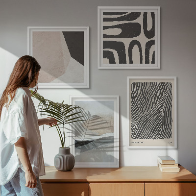 Galleria a parete Motivi decorativi astratti in stile boho