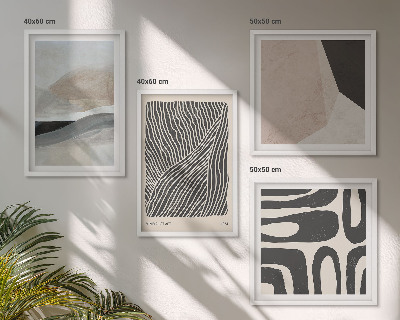Galleria a parete Motivi decorativi astratti in stile boho